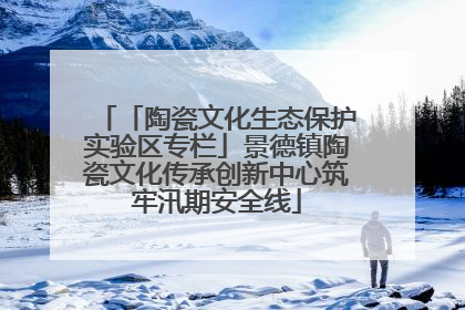 「陶瓷文化生态保护实验区专栏」景德镇陶瓷文化传承创新中心筑牢汛期安全线