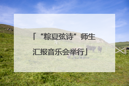 “粽夏弦诗”师生汇报音乐会举行