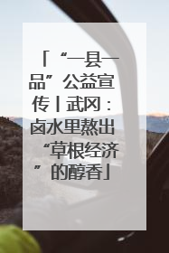 “一县一品”公益宣传丨武冈：卤水里熬出“草根经济”的醇香