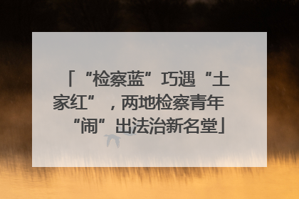 “检察蓝”巧遇“土家红”，两地检察青年“闹”出法治新名堂