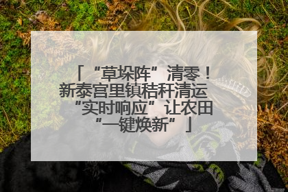 “草垛阵”清零！新泰宫里镇秸秆清运“实时响应”让农田“一键焕新”