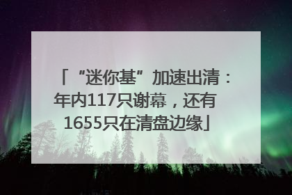“迷你基”加速出清：年内117只谢幕，还有1655只在清盘边缘