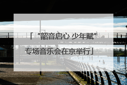 “韶音启心 少年赋”专场音乐会在京举行