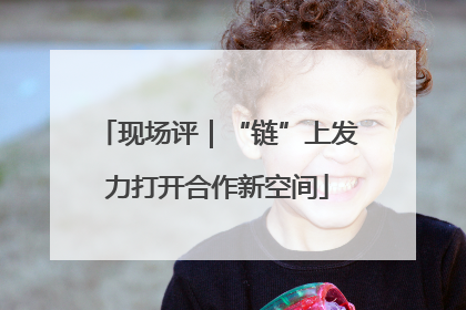 现场评｜“链”上发力打开合作新空间