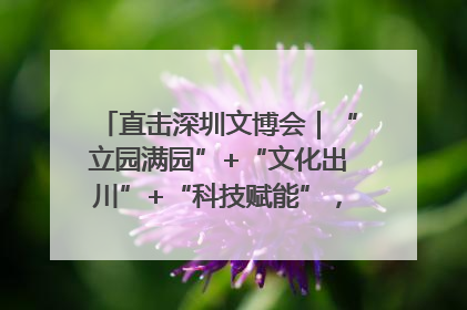 直击深圳文博会｜“立园满园”+“文化出川”+“科技赋能”，成都传媒发布三大文创领域合作清单