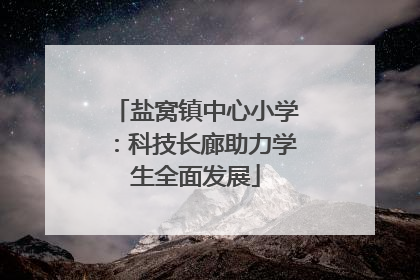 盐窝镇中心小学：科技长廊助力学生全面发展