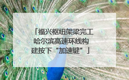 福兴枢纽架梁完工 哈尔滨高速环线构建按下“加速键”