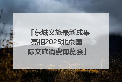 东城文旅最新成果亮相2025北京国际文旅消费博览会