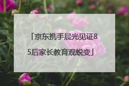 京东携手晨光见证85后家长教育观蜕变