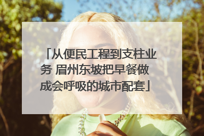 从便民工程到支柱业务 眉州东坡把早餐做成会呼吸的城市配套