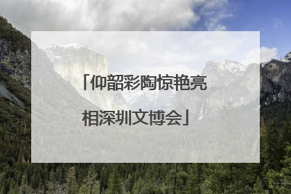 仰韶彩陶惊艳亮相深圳文博会