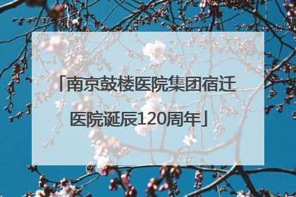 南京鼓楼医院集团宿迁医院诞辰120周年