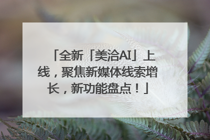 全新「美洽AI」上线，聚焦新媒体线索增长，新功能盘点！