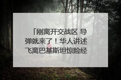 刚离开交战区 导弹就来了！华人讲述飞离巴基斯坦惊险经历｜封面头条