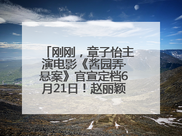 刚刚，章子怡主演电影《酱园弄·悬案》官宣定档6月21日！赵丽颖、杨幂、易烊千玺等角色海报曝光