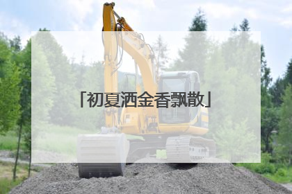 初夏洒金香飘散
