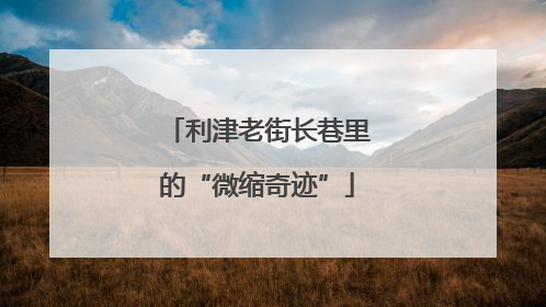 利津老街长巷里的“微缩奇迹”