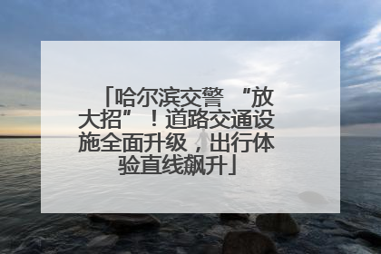哈尔滨交警 “放大招”！道路交通设施全面升级，出行体验直线飙升