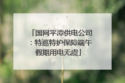 国网平潭供电公司：特巡特护保障端午假期用电无虞