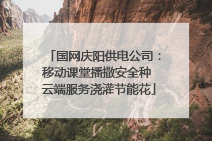 国网庆阳供电公司：移动课堂播撒安全种 云端服务浇灌节能花