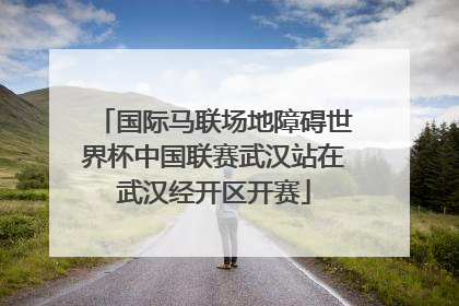国际马联场地障碍世界杯中国联赛武汉站在武汉经开区开赛