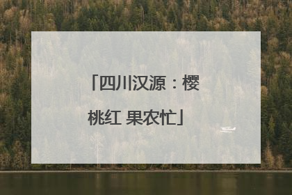 四川汉源：樱桃红 果农忙