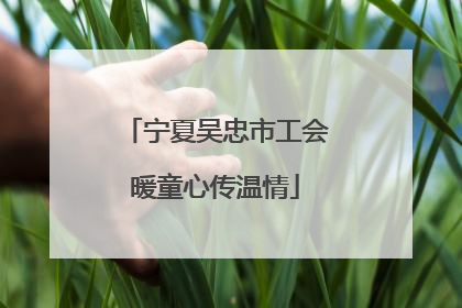 宁夏吴忠市工会暖童心传温情