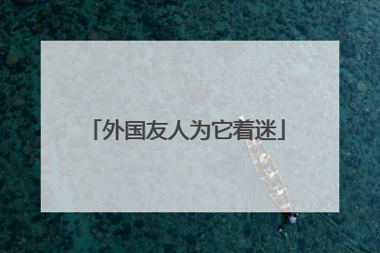 外国友人为它着迷