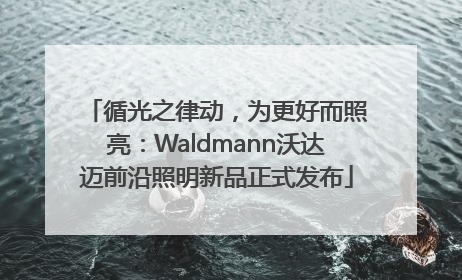 循光之律动，为更好而照亮：Waldmann沃达迈前沿照明新品正式发布