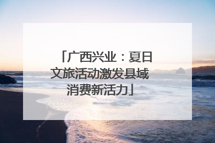 广西兴业：夏日文旅活动激发县域消费新活力
