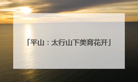 平山：太行山下美育花开