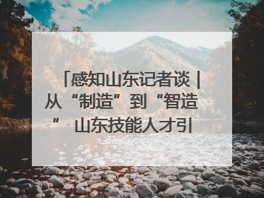 感知山东记者谈｜从“制造”到“智造” 山东技能人才引领产业升级