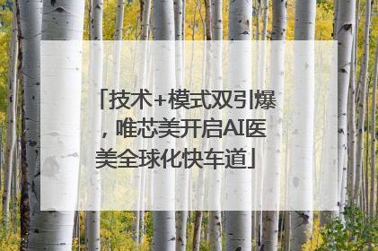 技术+模式双引爆，唯芯美开启AI医美全球化快车道