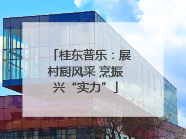 桂东普乐：展村厨风采 烹振兴“实力”