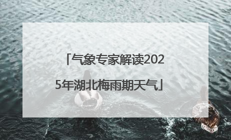 气象专家解读2025年湖北梅雨期天气