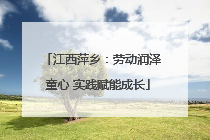江西萍乡：劳动润泽童心 实践赋能成长
