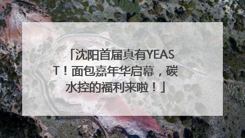 沈阳首届真有YEAST！面包嘉年华启幕，碳水控的福利来啦！