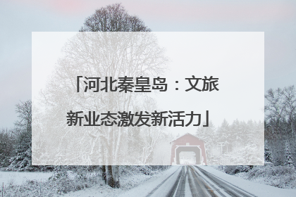 河北秦皇岛：文旅新业态激发新活力