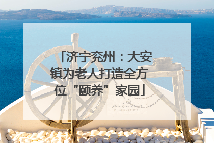 济宁兖州：大安镇为老人打造全方位“颐养”家园
