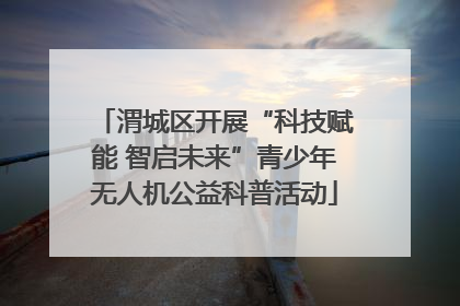 渭城区开展“科技赋能 智启未来”青少年无人机公益科普活动