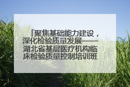 聚焦基础能力建设，深化检验质量发展——湖北省基层医疗机构临床检验质量控制培训班（孝感站）成功举办