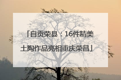 自贡荣县：16件精美土陶作品亮相重庆荣昌