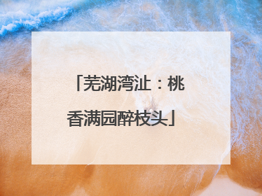芜湖湾沚：桃香满园醉枝头