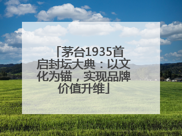 茅台1935首启封坛大典：以文化为锚，实现品牌价值升维