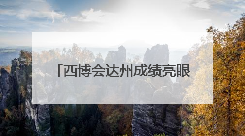 西博会达州成绩亮眼 91家企业共收获2639万元订单