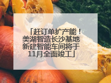 赶订单扩产能！美湖智造长沙基地新建智能车间将于11月全面竣工