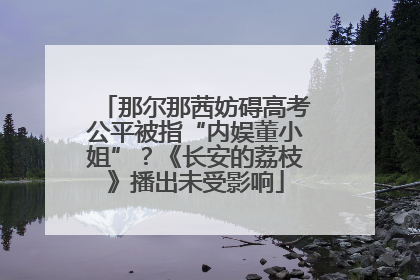 那尔那茜妨碍高考公平被指“内娱董小姐”？《长安的荔枝》播出未受影响