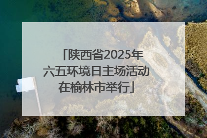 陕西省2025年六五环境日主场活动在榆林市举行