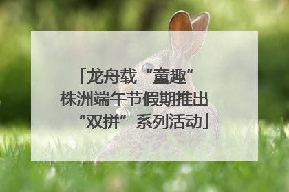 龙舟载“童趣” 株洲端午节假期推出“双拼”系列活动