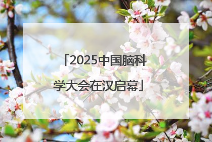 2025中国脑科学大会在汉启幕